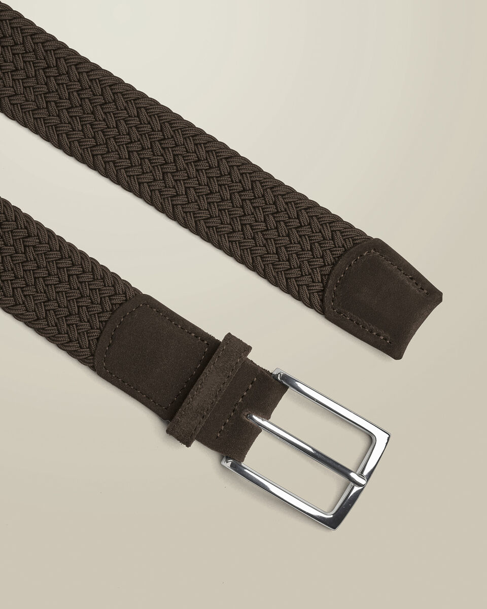 Casual Stretch Belt - Chocolate Brown