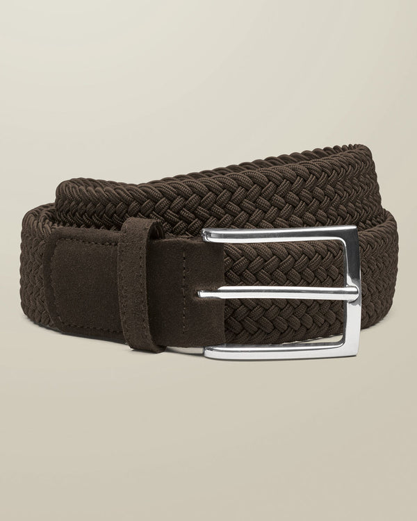 Casual Stretch Belt - Chocolate Brown