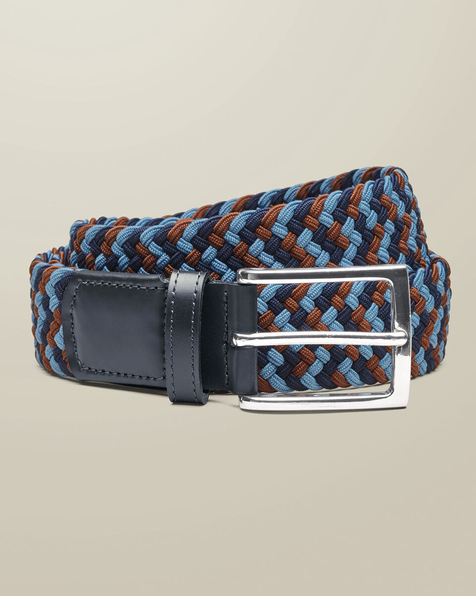 Casual Stretch Belt - Navy Multi