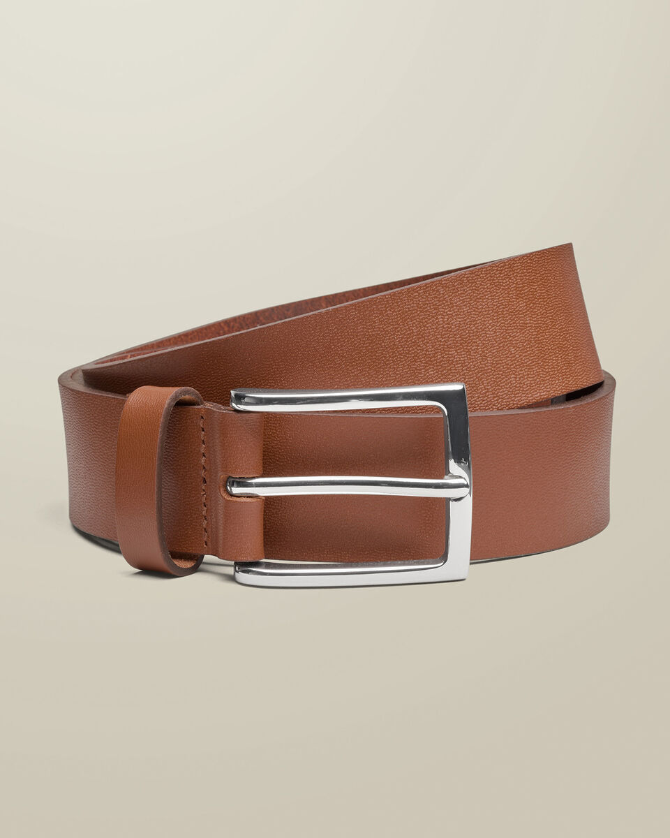 Leather Chino Belt - Tan Main image