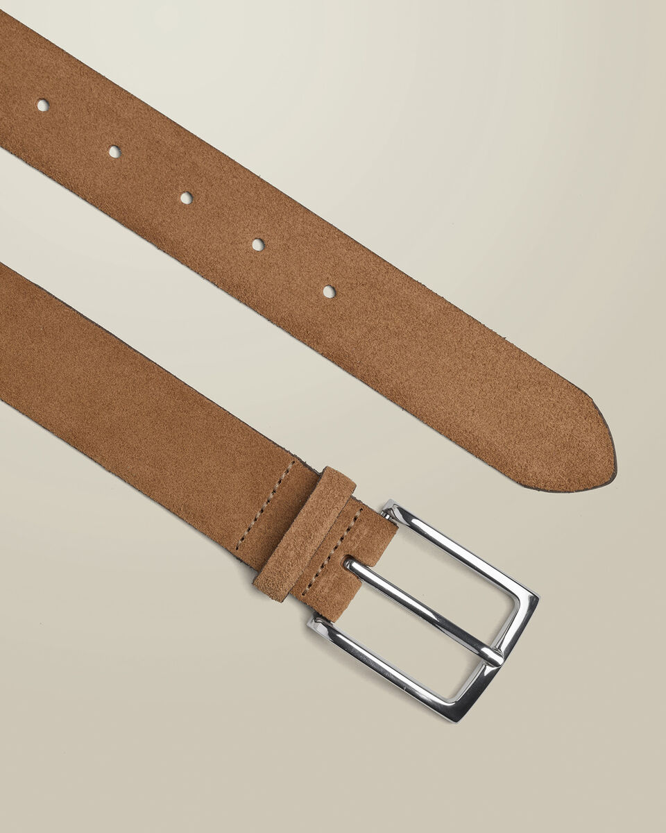 Suede Belt - Tobacco Brown Secondary image