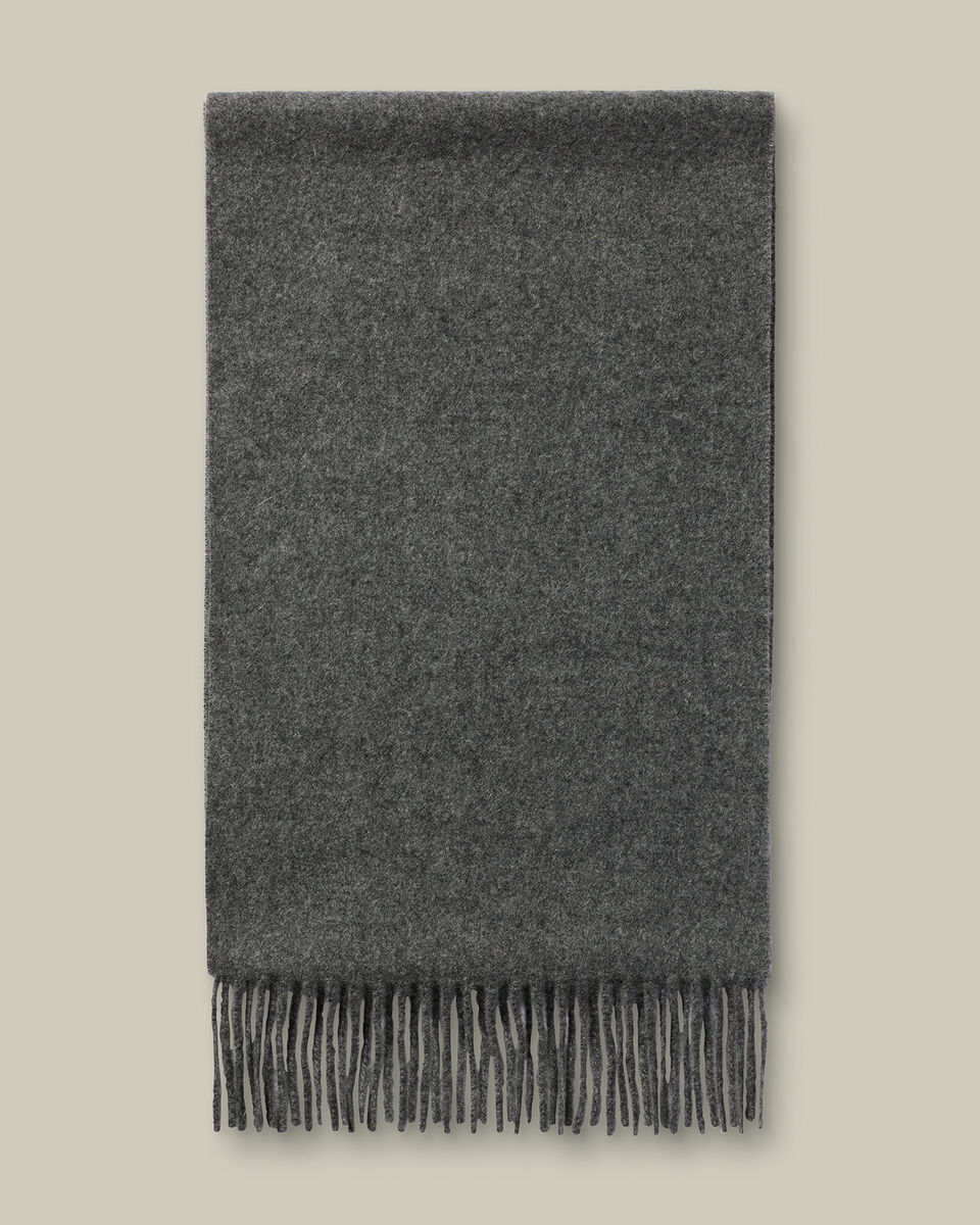 Cashmere Scarf - Mid Gray Main image