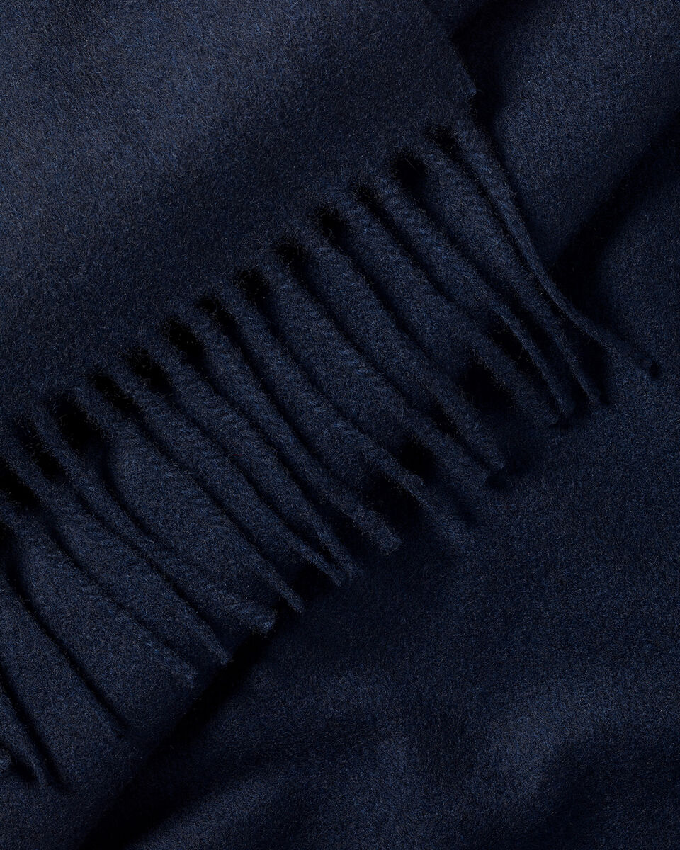 Cashmere Scarf - Navy