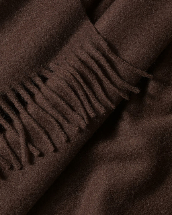Cashmere Scarf - Chocolate Brown