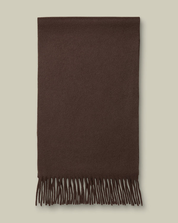Cashmere Scarf - Chocolate Brown