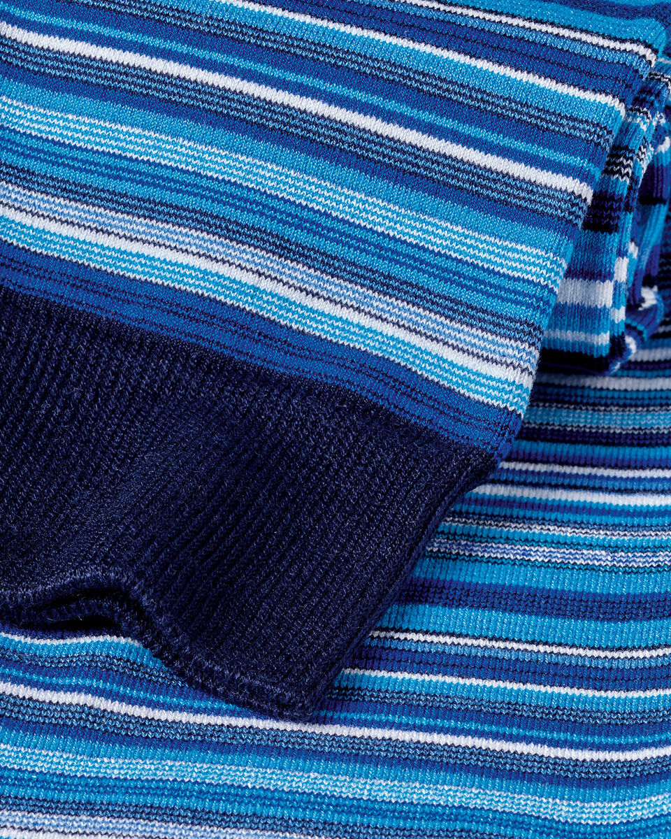 Stripe Socks - Cobalt Blue