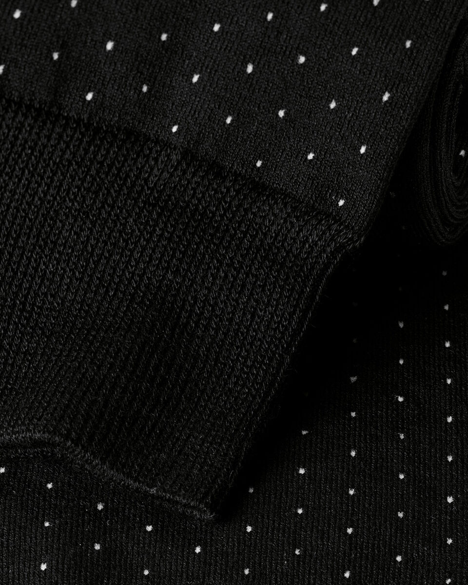 Micro Dash Socks - Black & White