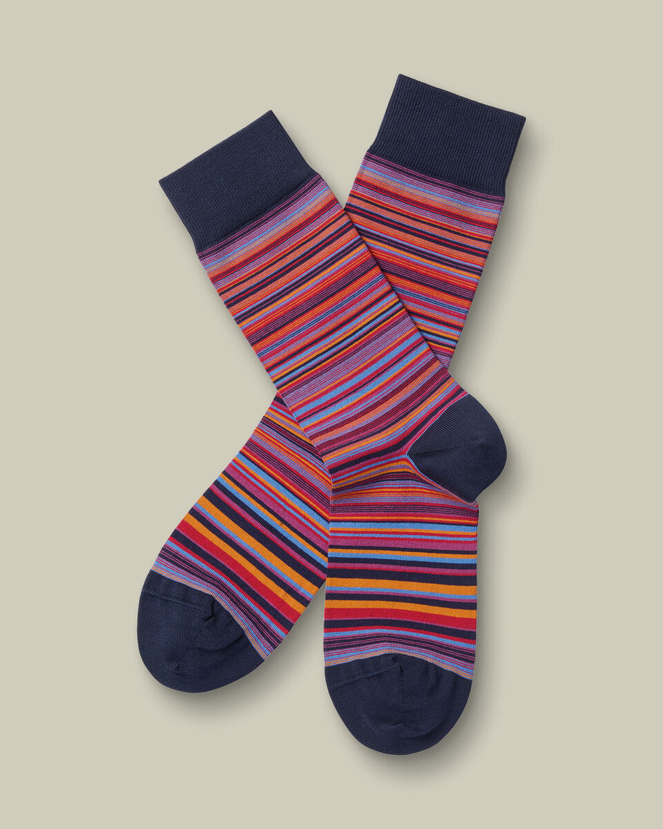 Stripe Socks - Red Main image