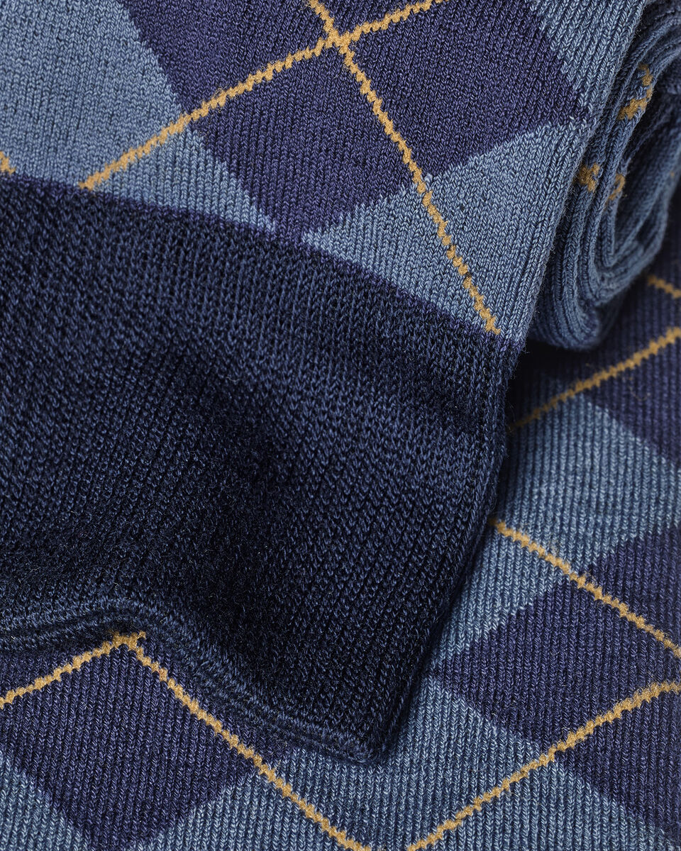 Argyle Socks – Denim Blue
