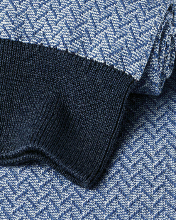 Herringbone Socks - Sky Blue