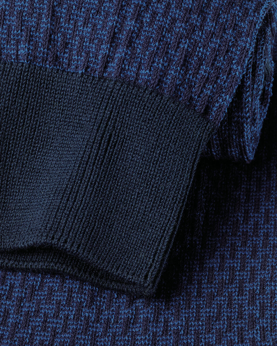 Patterned Socks - Royal Blue & Navy Secondary image