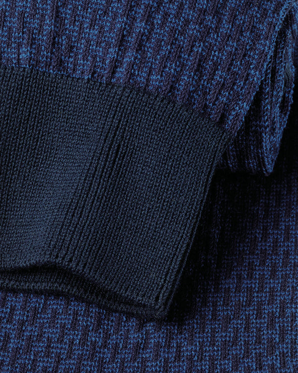 Patterned Socks - Royal Blue & Navy