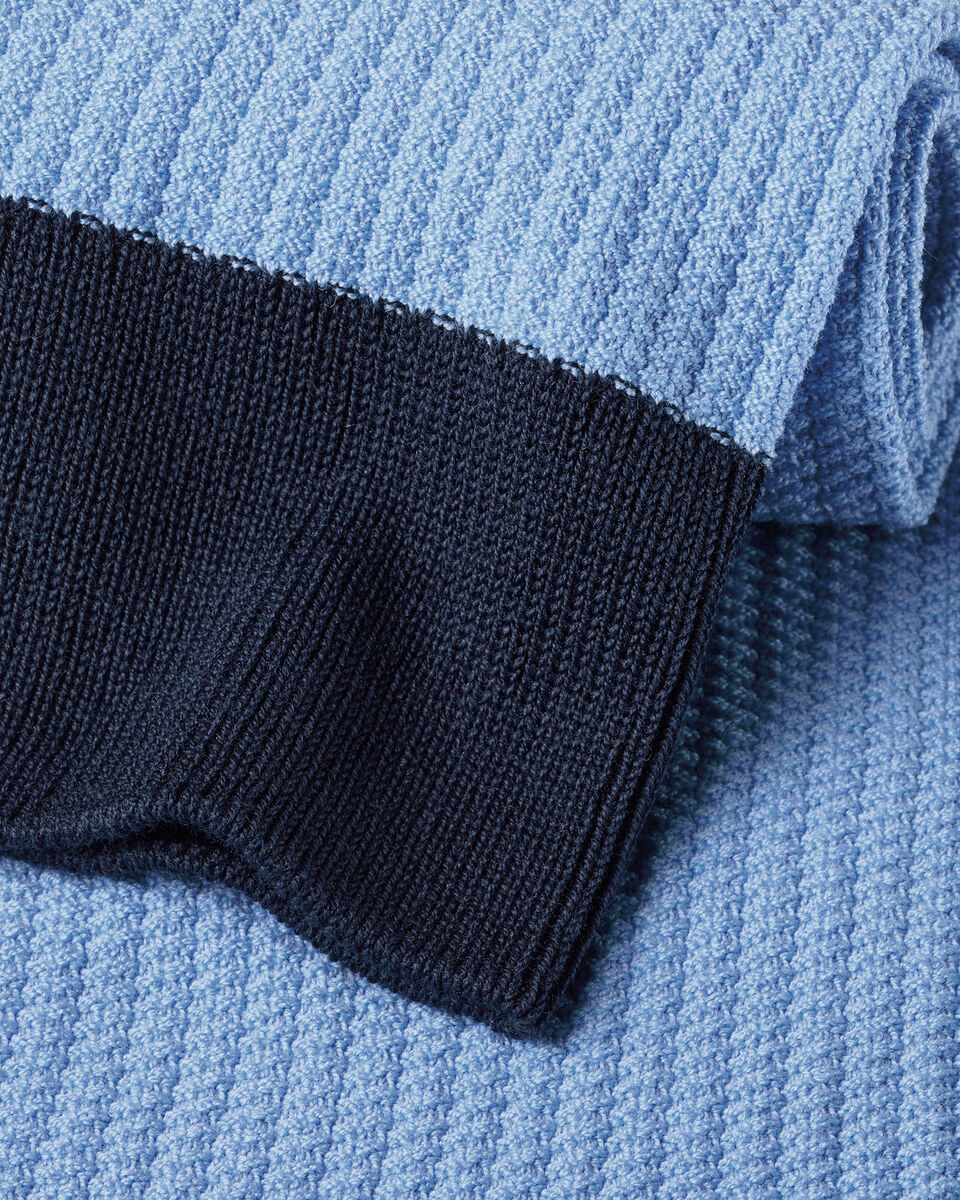Textured Socks - Cornflower Blue
