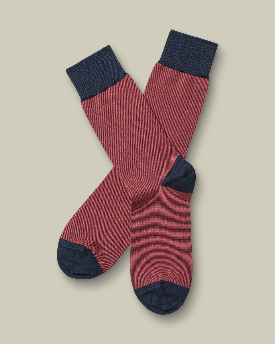 Stripe Socks - Dusty Pink Main image
