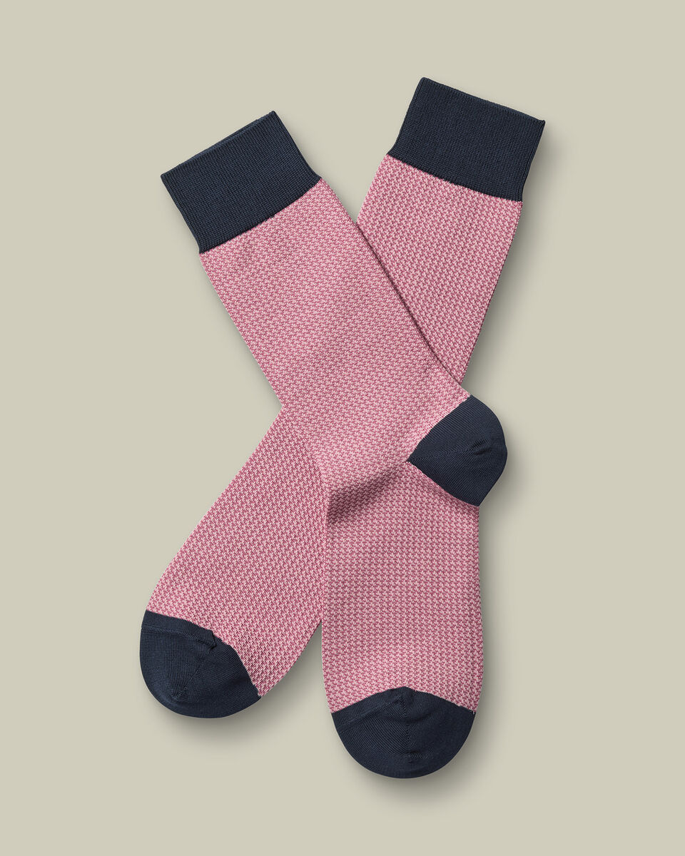 Puppytooth Socks - Pink Main image