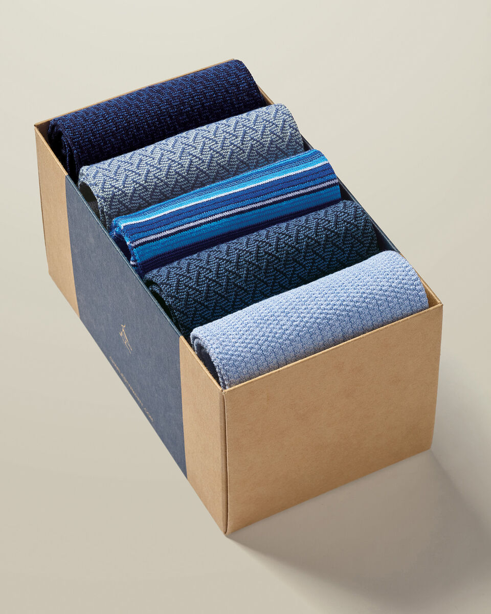Socks Gift Box - Blue