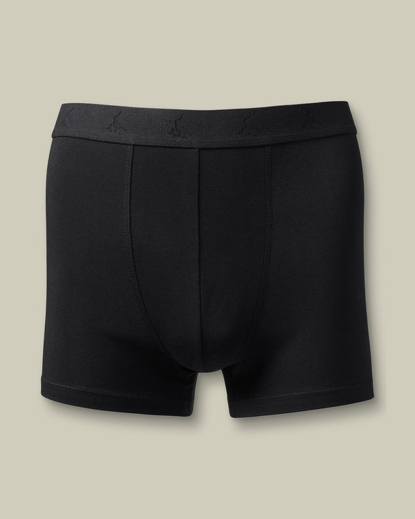 3 Pack Cotton Jersey Multipack Trunks - Black