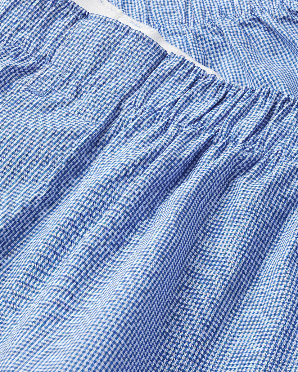 Micro Grid Woven Boxers - Royal Blue Secondary image