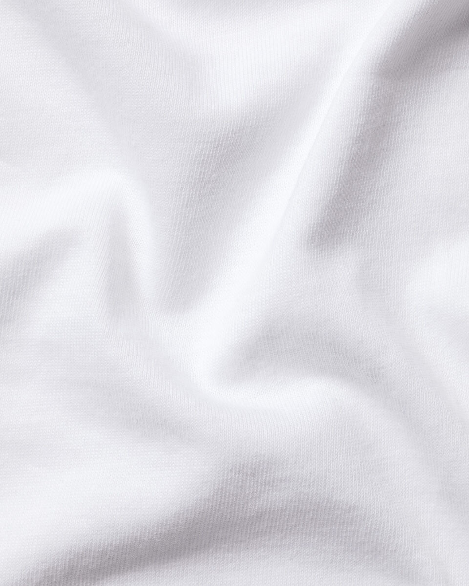 2-Pack Crew Neck Cotton Undershirt - White