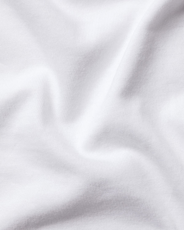 2 Pack V-Neck Cotton Undershirt - White