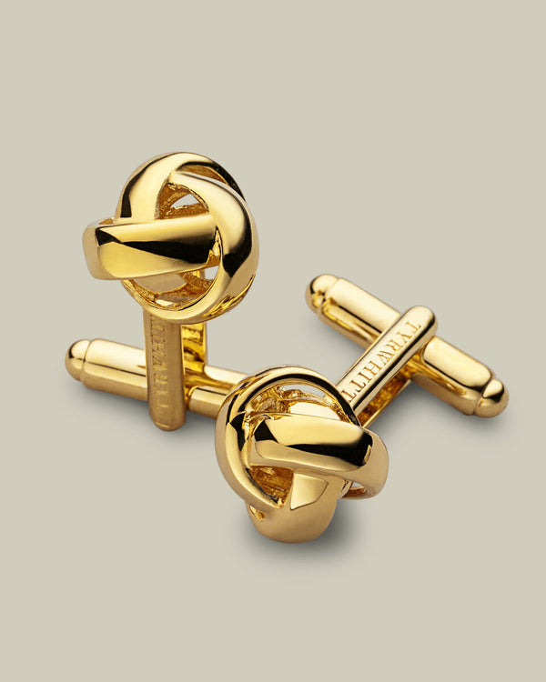 Knot Cufflinks - Gold