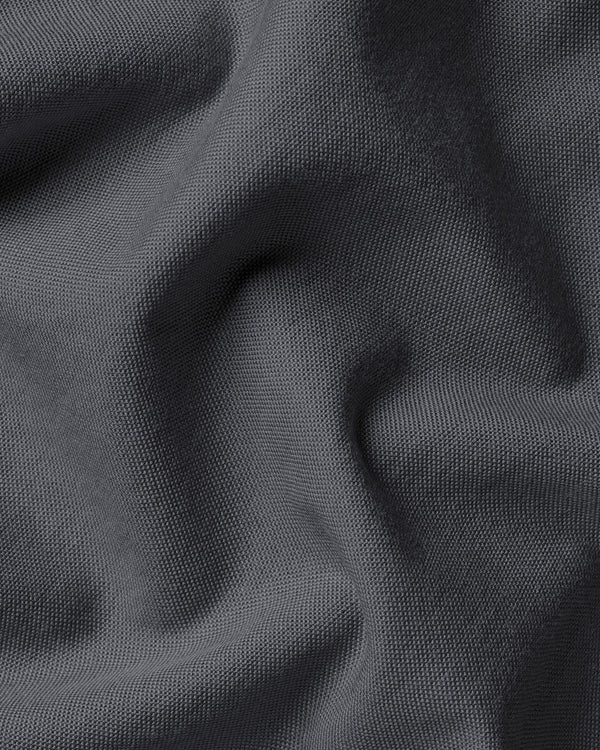 Button-Down Stretch Washed Oxford Shirt – Slate Gray