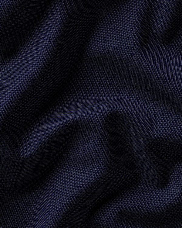 Stretch Washed Oxford Shirt - Dark Blue