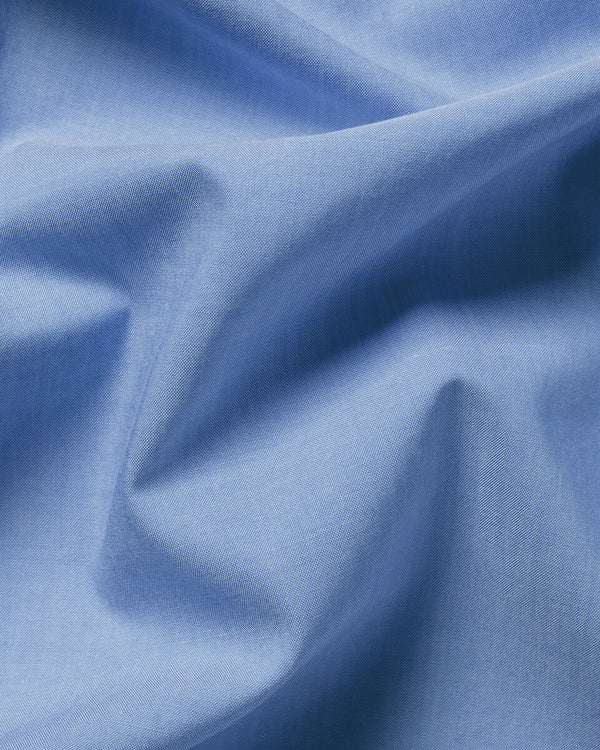 Button-Down Stretch Washed Poplin Shirt - Cornflower Blue