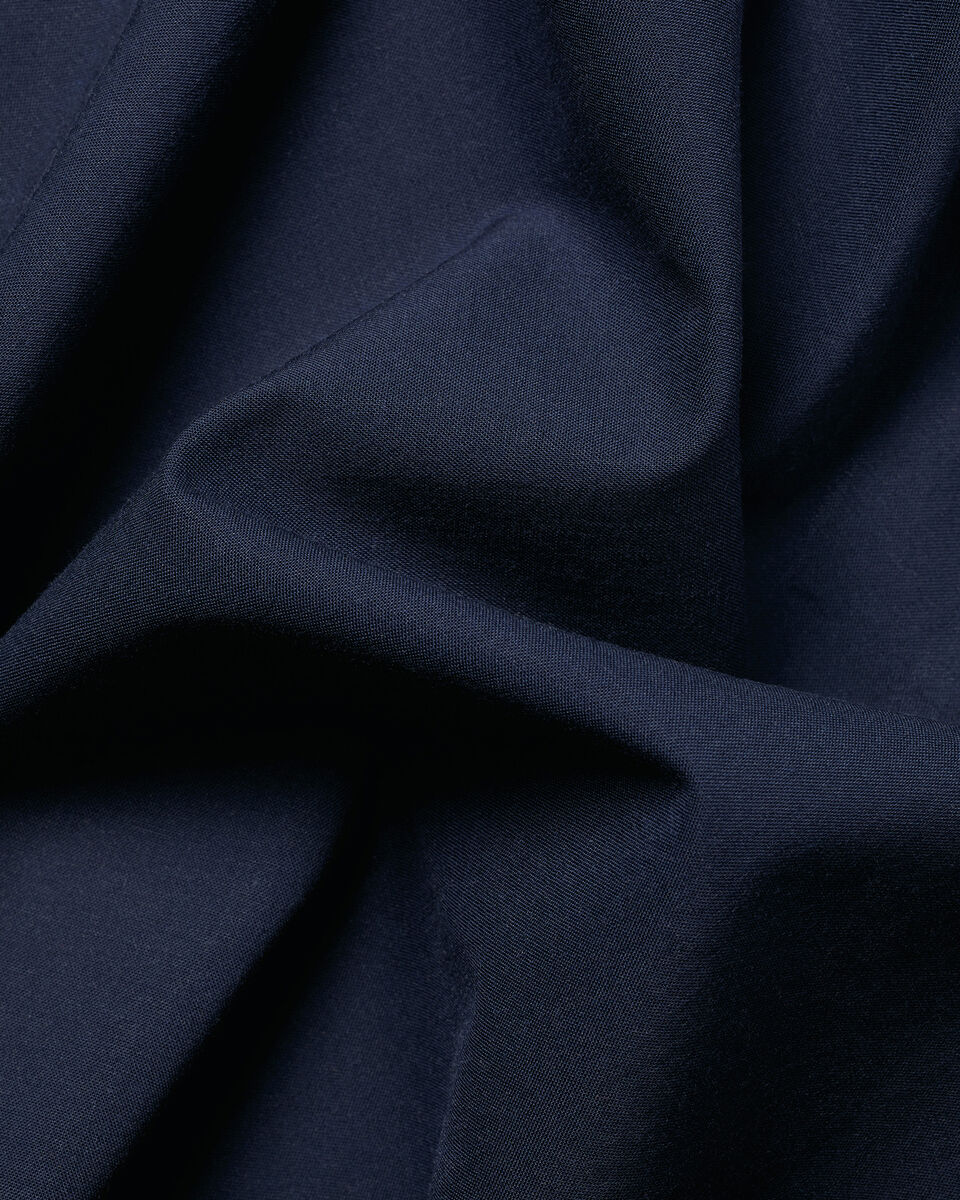 Button-Down Stretch Washed Poplin Shirt – Dark Blue