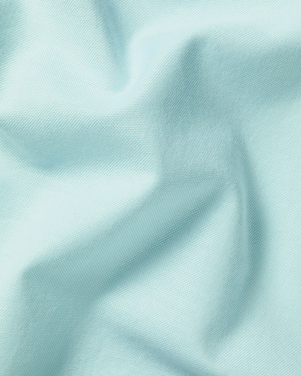 Button-Down Stretch Washed Oxford Shirt - Aqua