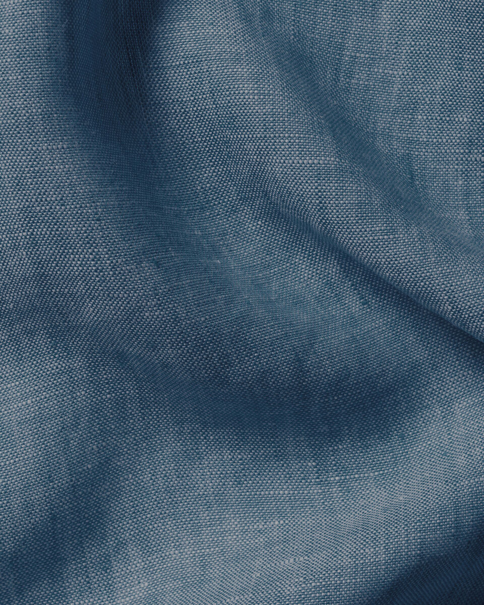 Pure Linen Shirt – Airforce Blue