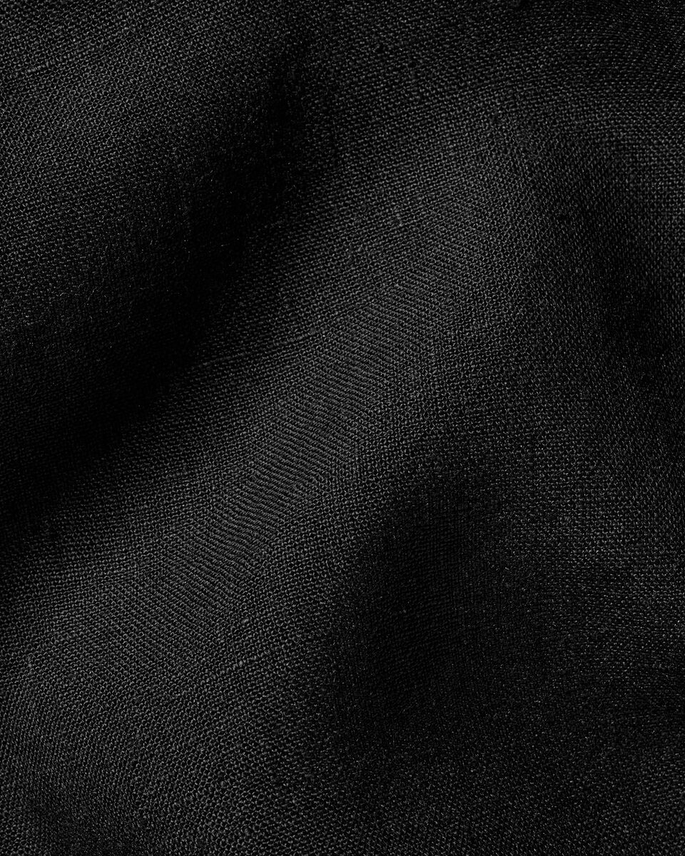 Pure Linen Shirt – Black