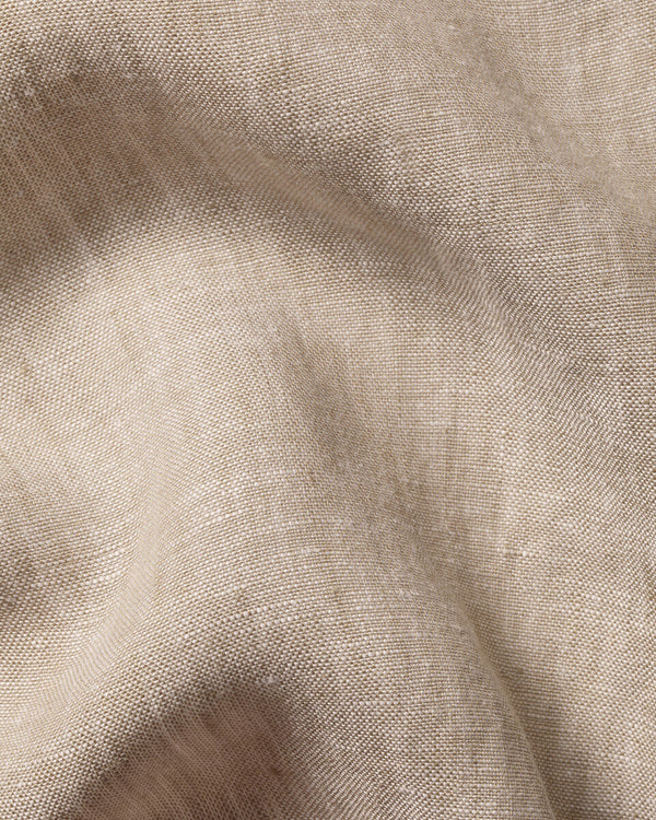 Pure Linen Shirt - Oatmeal