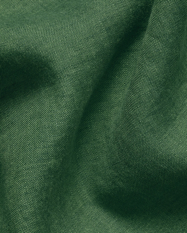 Pure Linen Shirt - Green