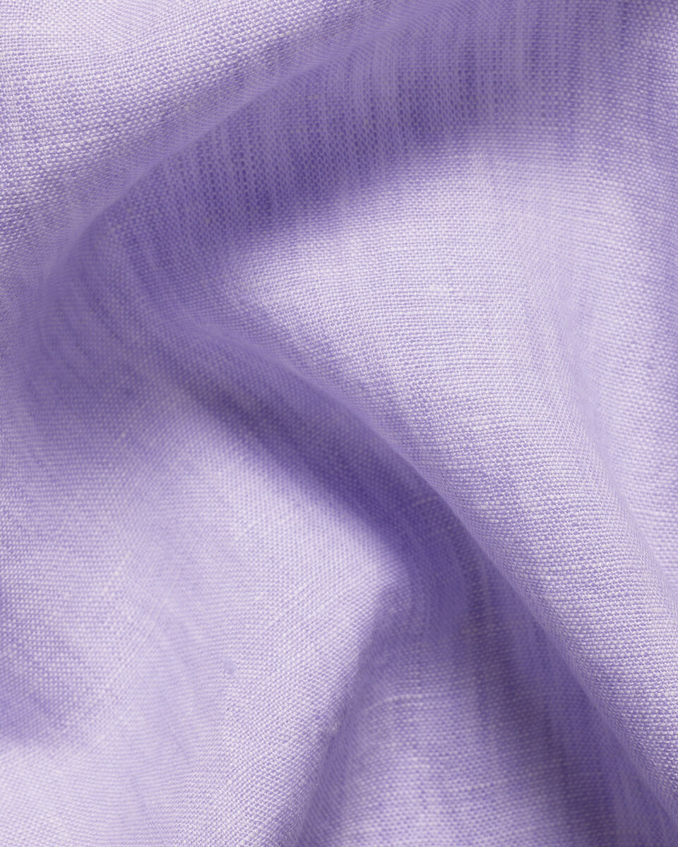 Pure Linen Shirt - Lilac