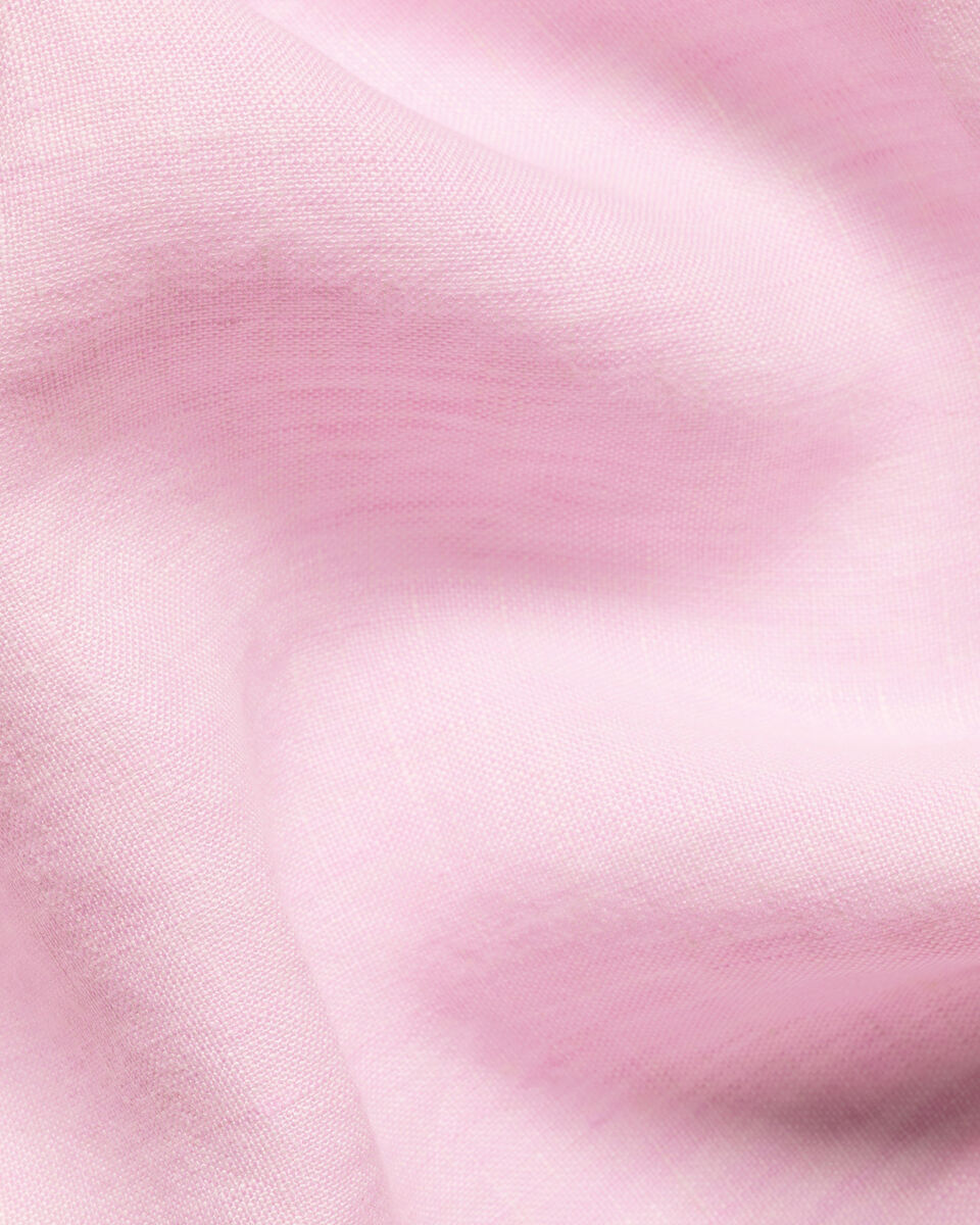 Pure Linen Shirt - Pink