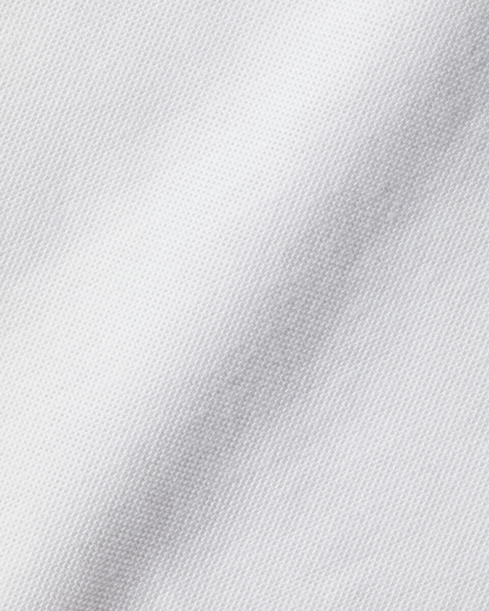 Stretch Washed Oxford Shirt - White