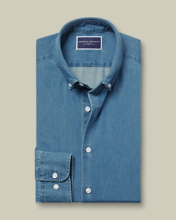 Denim Shirt - Ocean Blue
