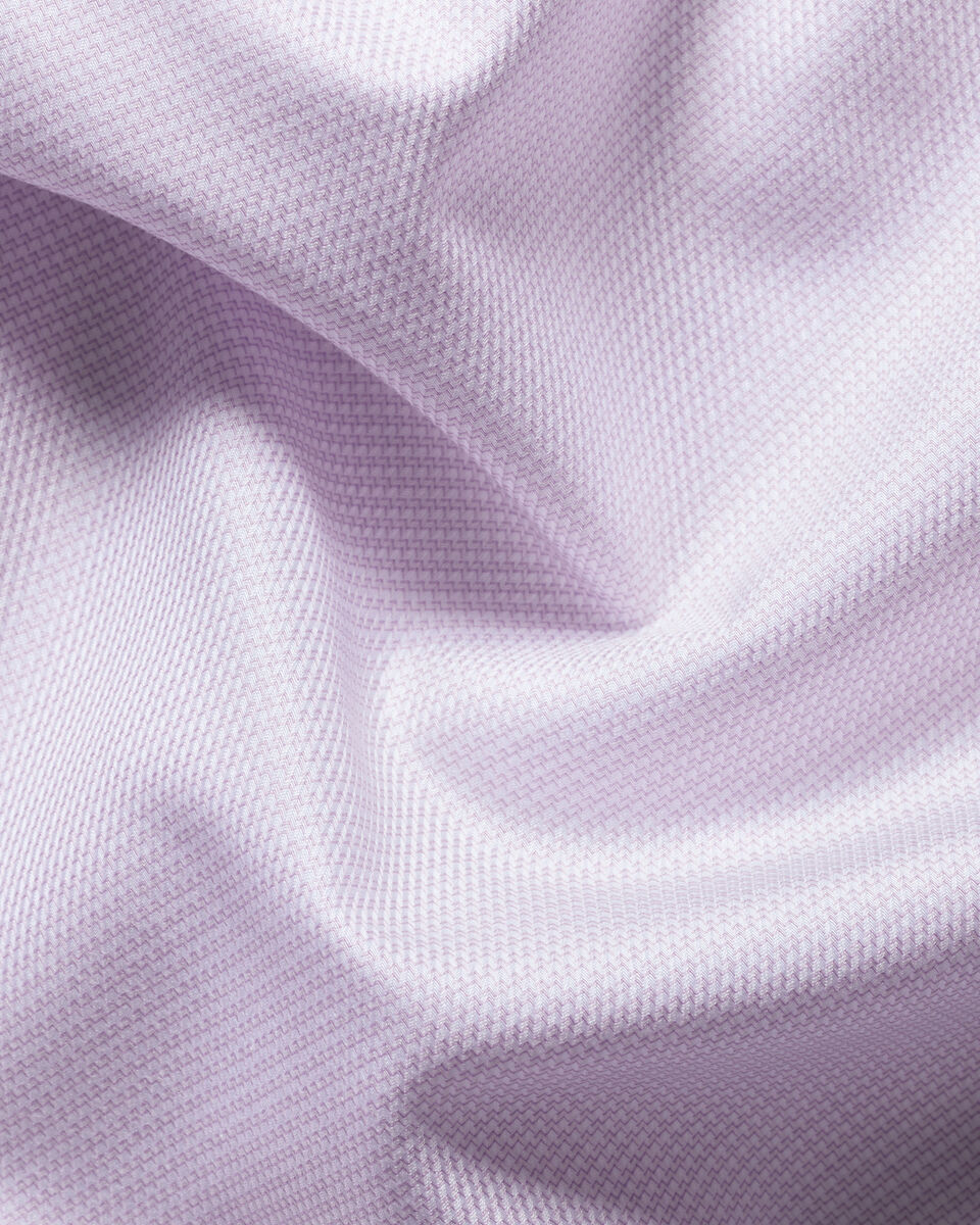 Non-Iron Stretch Trafalgar Weave Shirt - Lilac