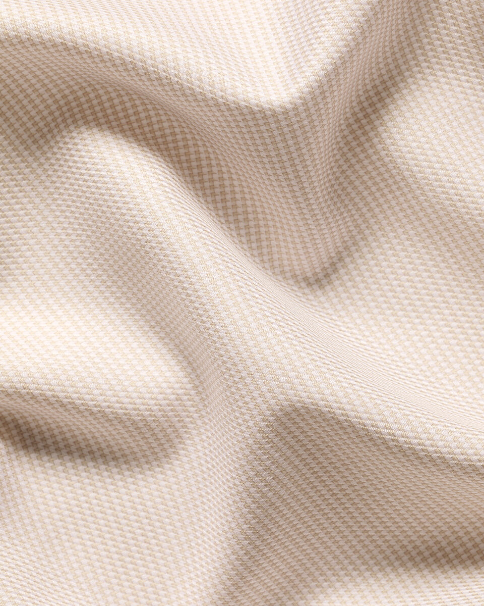 Non-Iron Stretch Trafalgar Weave Shirt - Stone
