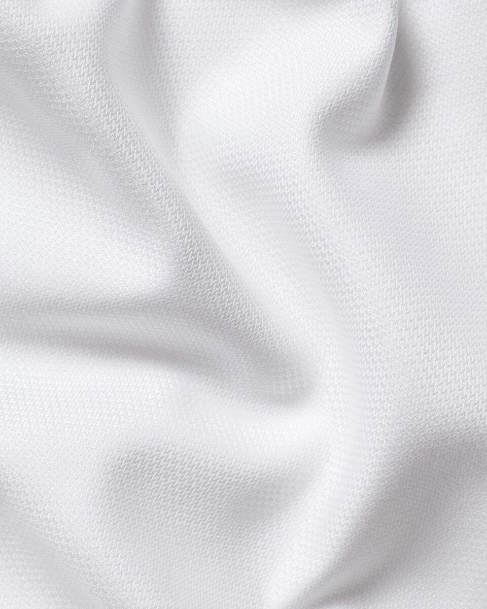 Non-Iron Stretch Trafalgar Weave Shirt - White
