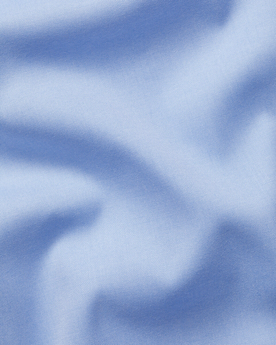 Non-Iron Stretch Pinpoint Oxford Shirt - Sky Blue