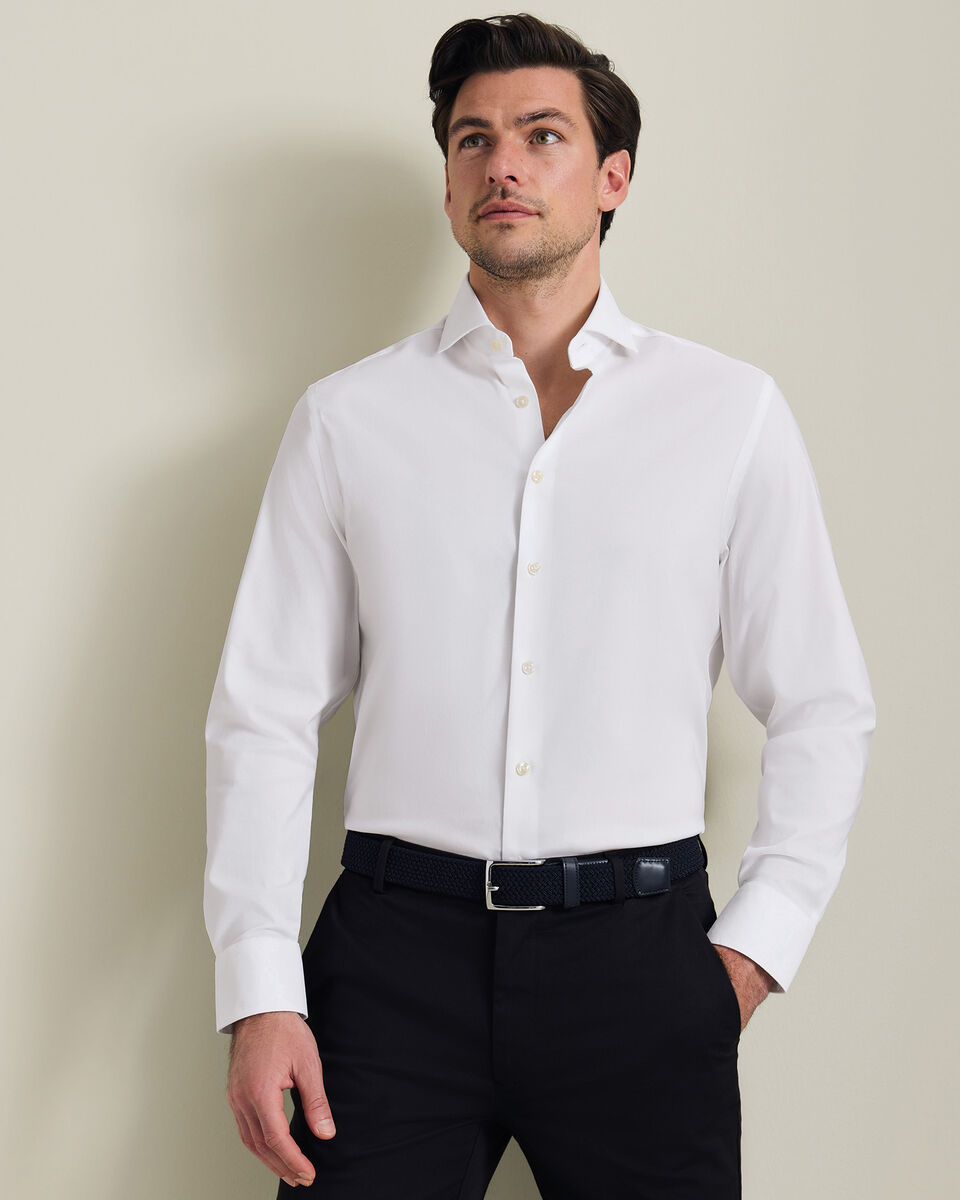 Non-Iron Twill Performance Shirt - White Secondary image