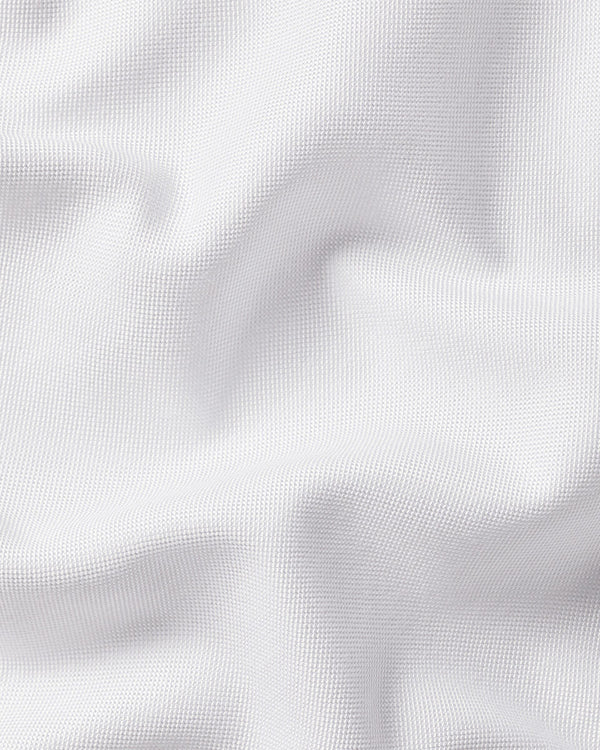 Non-Iron Stretch Oxford Shirt - White
