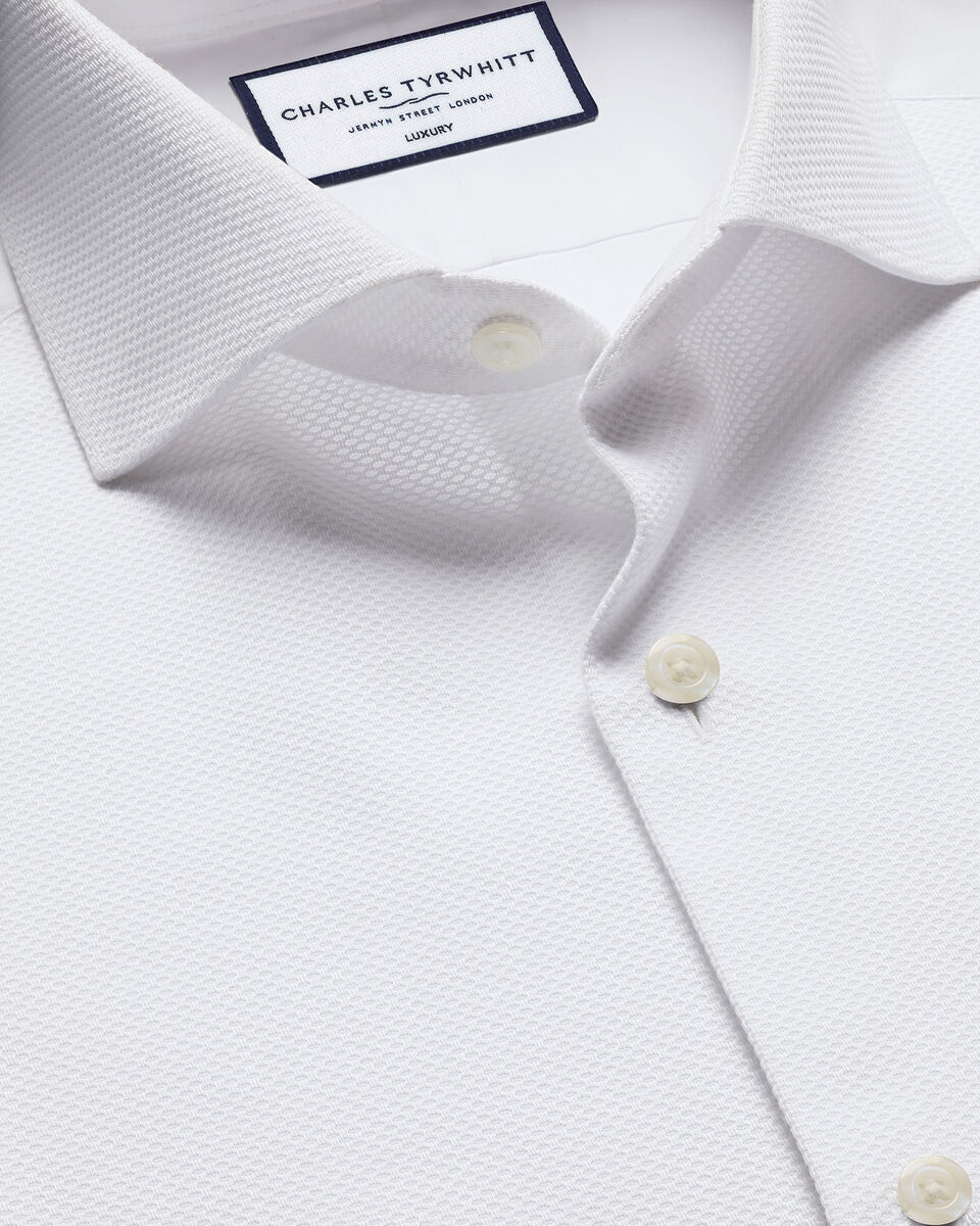 Bib Front Tuxedo Shirt - White Main image