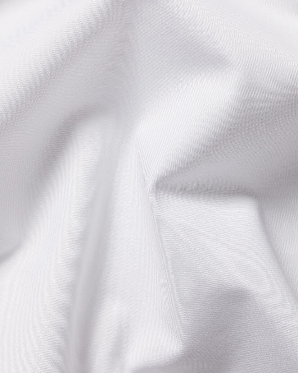 Non-Iron Stretch Poplin Shirt - White