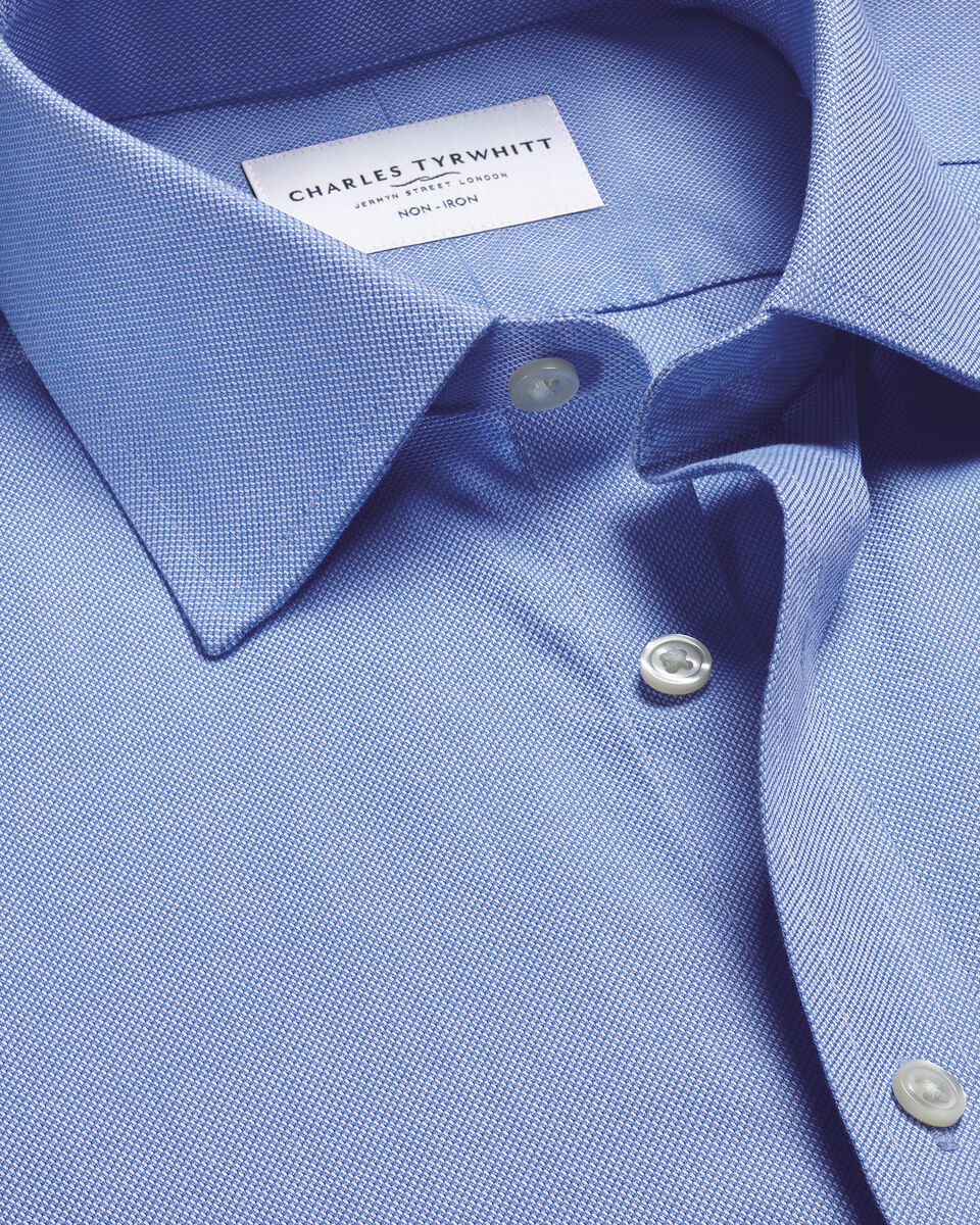 Non-Iron Royal Oxford Shirt - Ocean Blue