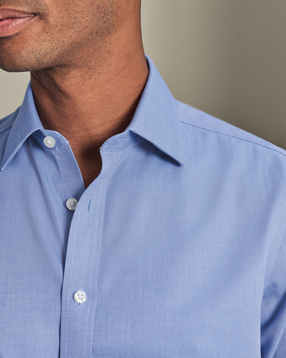 Non-Iron Royal Oxford Shirt - Ocean Blue