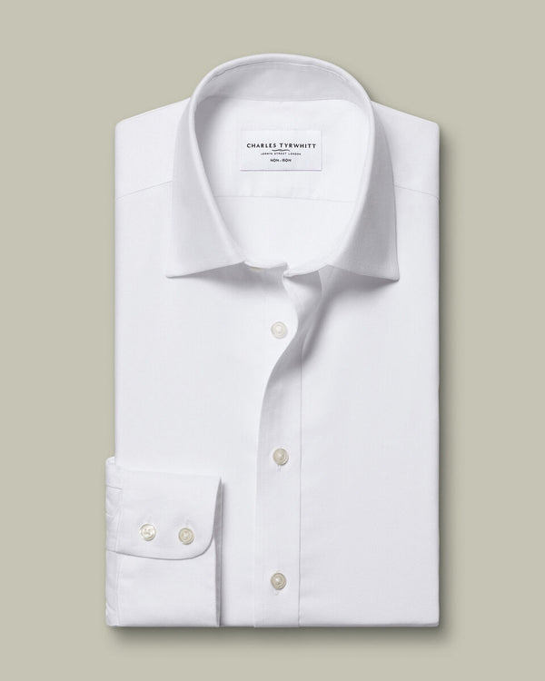 Non-Iron Royal Oxford Shirt - White