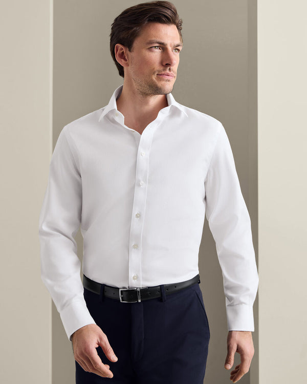 Non-Iron Royal Oxford Shirt - White